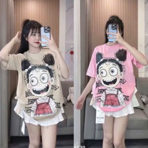 Áo phông nữ nghệ thuật cá tính