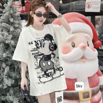 Áo phông nữ hoạt hình ngộ nghĩnh