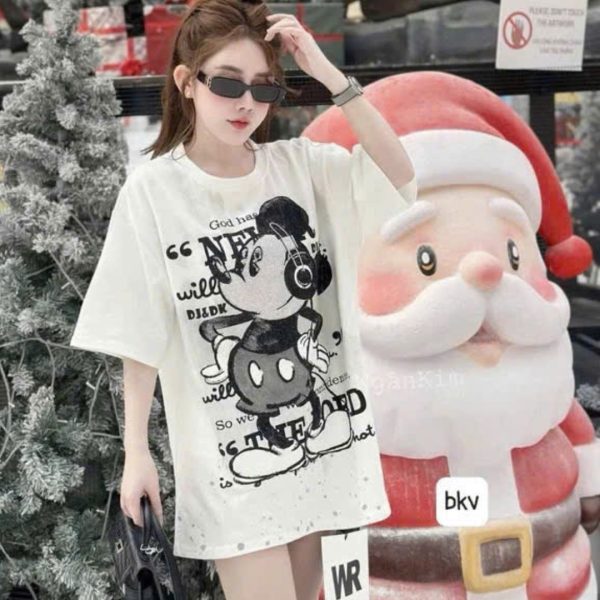 Áo phông nữ hoạt hình ngộ nghĩnh