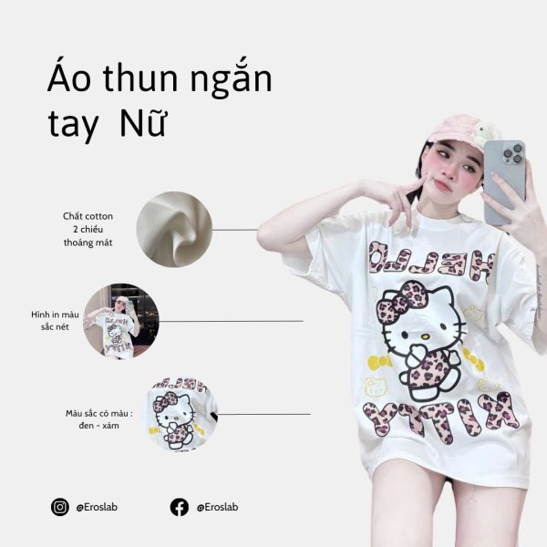 Áo phông hello kitty