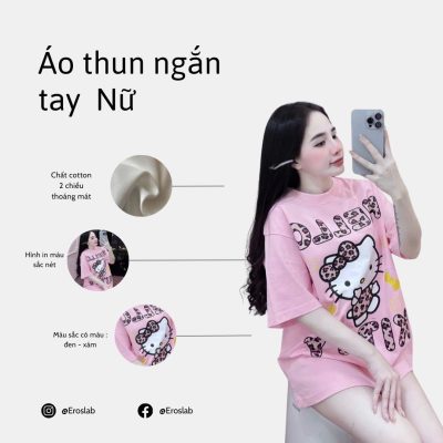 Áo hello kitty hồng