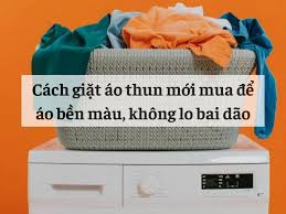cách giặt áo thun