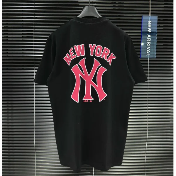 Áo thun nam nữ chữ NY NEW form rộng tay lỡ chất mát - Hình ảnh 5