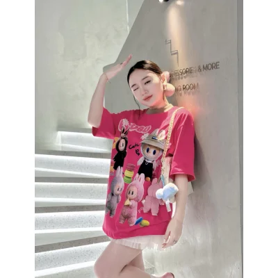 ÁO THUN LABUBU PHỐI VIỀN
