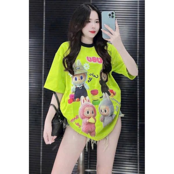 ÁO THUN LABUBU PHỐI VIỀN - Hình ảnh 2