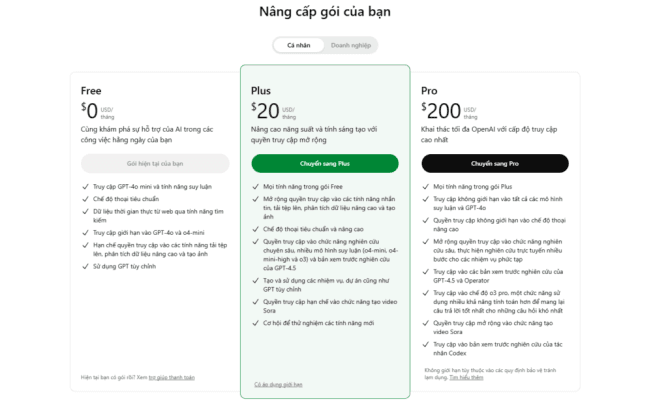 Cách Nhận ChatGPT Pro Miễn Phí Mới Nhất 2025