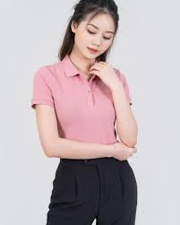 Mẫu áo thun nữ có cổ đẹp