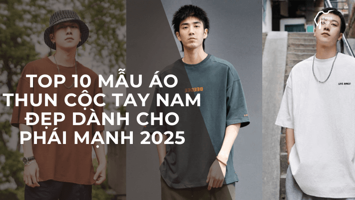 Top 10 Mẫu áo thun cộc tay nam đẹp