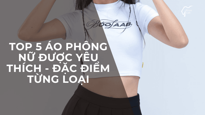 Top 5 áo phông nữ được yêu thích - Đặc điểm từng loại