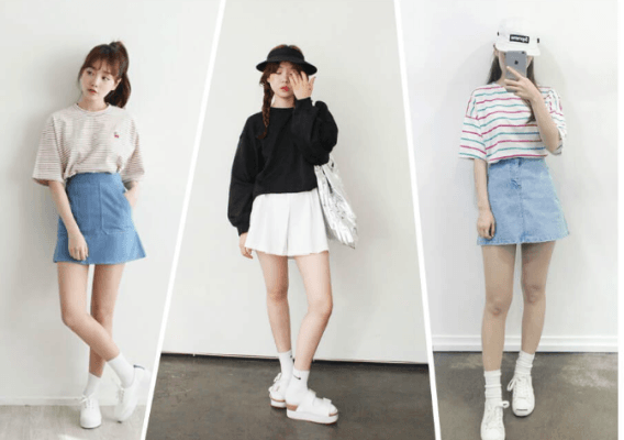 Phối đồ với áo phông nữ